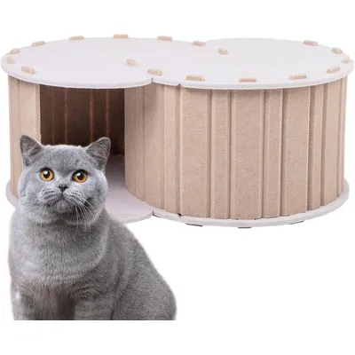 UAMLY Lit pour chat à double trou