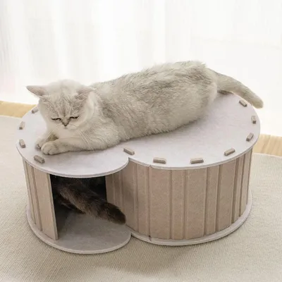 UAMLY Lit pour chat à double trou