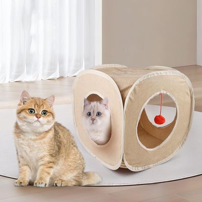 UAMLY Casa para gatos con forma de cubo