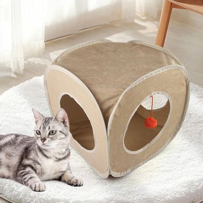 UAMLY Casa para gatos con forma de cubo