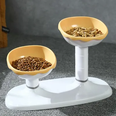 UAMLY Gamelle pour chat à double compartiment