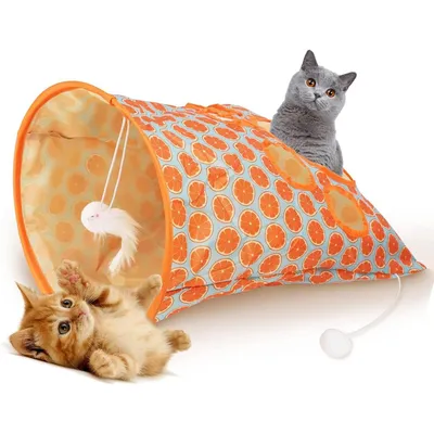 UAMLY Jouet tunnel pour chat