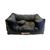 TOPZOO Panier chien Barbara Simili cuir Noir S50