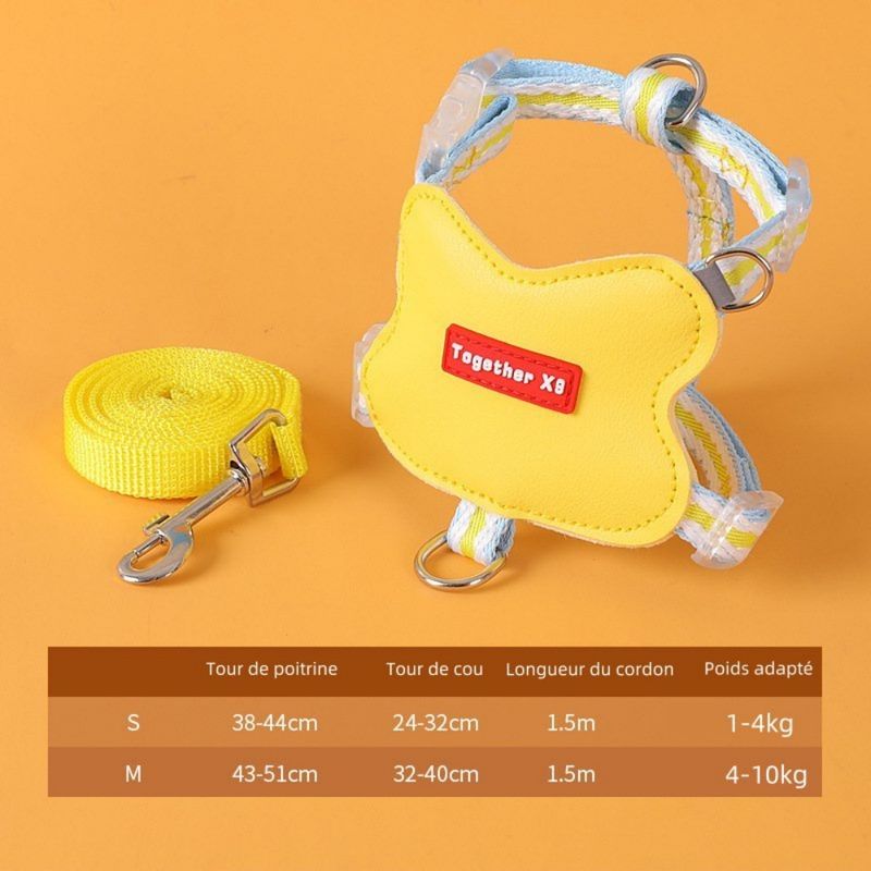 FurryFusion Harnais de traction pour chat