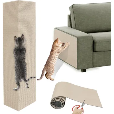 UAMLY Alfombrilla rascadora autoadhesiva para gatos