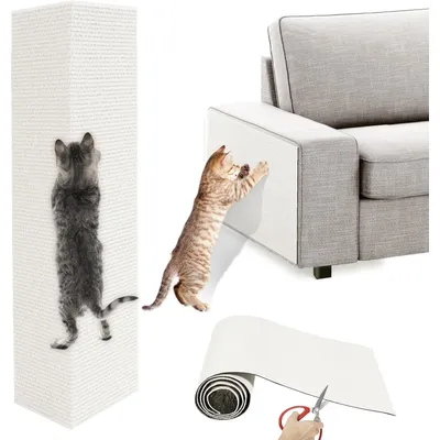 UAMLY Alfombrilla rascadora autoadhesiva para gatos