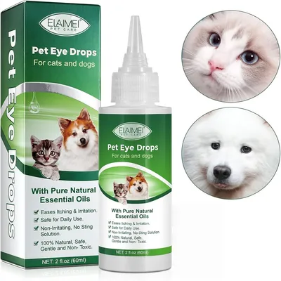FurryFusion Gouttes oculaires pour animaux de compagnie