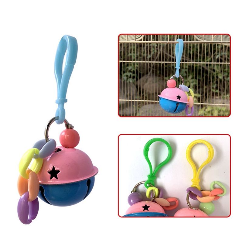 FurryFusion Cloche accessoire pour cage à oiseaux