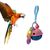 FurryFusion Cloche accessoire pour cage à oiseaux