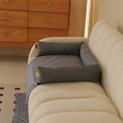 IntiMeg Cojín para sofá con diseño de perro y gato