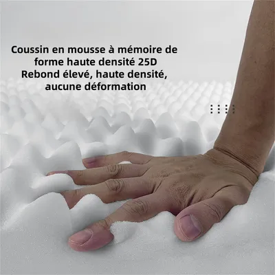 IntiMeg Lit pour chien en mousse mémoire démontable