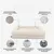 IntiMeg Lit pour chien en mousse mémoire démontable IntiMeg Lit pour chien en mousse mémoire démontable