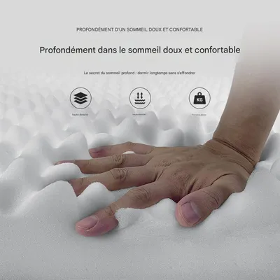 IntiMeg Canapé pour chien en mousse mémoire