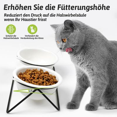 UAMLY Gamelle en céramique pour chat