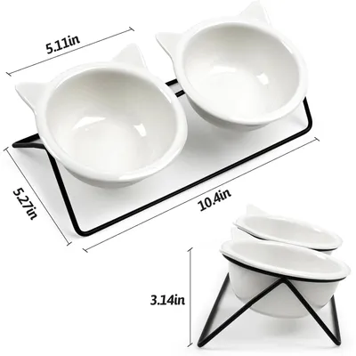 UAMLY Gamelle en céramique pour chat