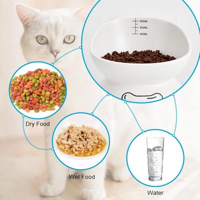 UAMLY Comedero elevado de cerámica para gatos