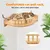 UAMLY Perchoir mural en bois massif pour chat
