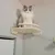 UAMLY Perchoir mural en bois massif pour chat