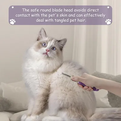 UAMLY Brosse à poils longs pour animaux de compagnie