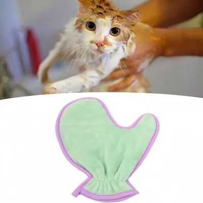 FurryFusion Gants de toilette pour animaux de compagnie