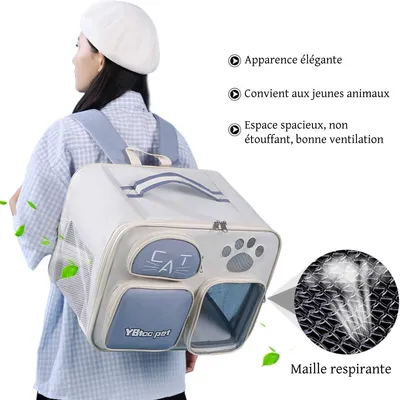 FurryFusion Sac à dos pour chien et chat