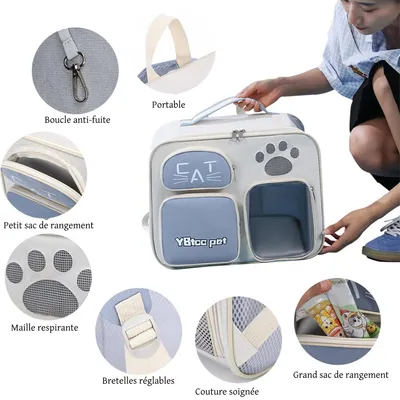 FurryFusion Sac à dos pour chien et chat