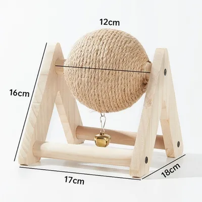 FurryFusion Balle à gratter pour animaux