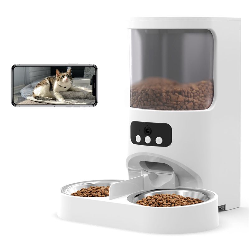 IntiMeg Distributeur de nourriture -  Avec connexion WiFi - 4Litres