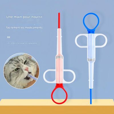 FurryFusion Dispensador de medicamentos perros gatos, paquete 2 unidades