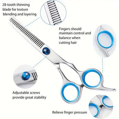 UAMLY Ciseaux de toilettage pour chiens en acier inoxydable