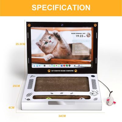 UAMLY Griffoir en carton pour chat, jouet pour ordinateur portable