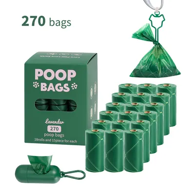 IntiMeg Bolsas biodegradables para excrementos de perro con