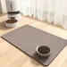 UAMLY Tapis d'alimentation absorbant pour animaux de compagnie