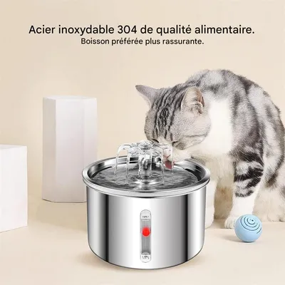 IntiMeg Fontaine à eau pour chats et chiens