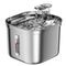 IntiMeg Fontaine à eau pour chats et chiens en acier inoxydable Waterer