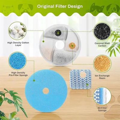 IntiMeg Fontaine à eau pour chats et chiens en acier inoxydable