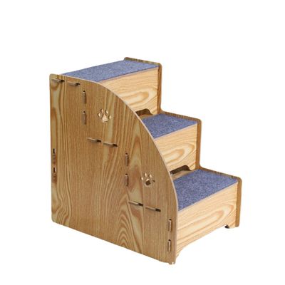 Izefia Escalier en bois massif pour animaux de compagnie