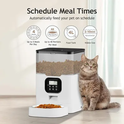 Izefia Distributeur intelligent de nourriture pour animaux
