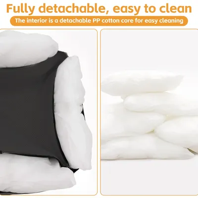 Izefia Siège auto amovible pour animaux de compagnie