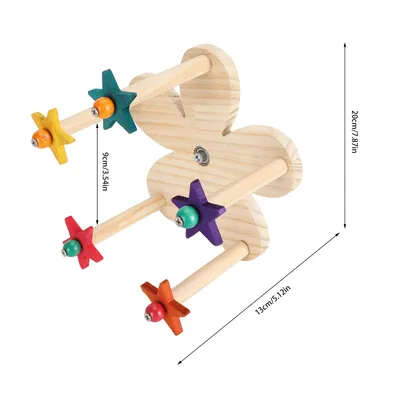 Iokheira Cage à perroquets, grande roue rotative avec roulements
