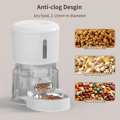 Iokheira Distributeur automatique de nourriture pour chat