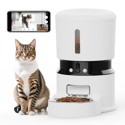 Iokheira Distributeur automatique de nourriture pour chat
