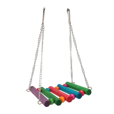 Iokheira Ensemble de balançoire et de jouets à mâcher pour perroquet