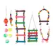 Iokheira Ensemble de balançoire et de jouets à mâcher pour perroquet