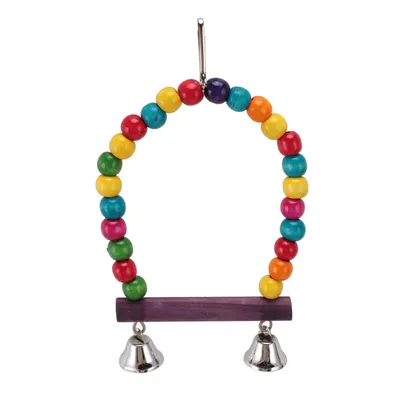 Iokheira Ensemble de balançoire et de jouets à mâcher pour perroquet