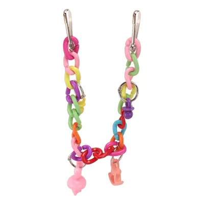 Iokheira Ensemble de balançoire et de jouets à mâcher pour perroquet