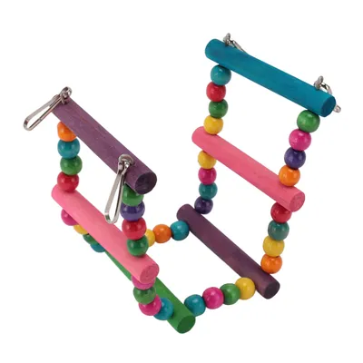 Iokheira Ensemble de balançoire et de jouets à mâcher pour perroquet