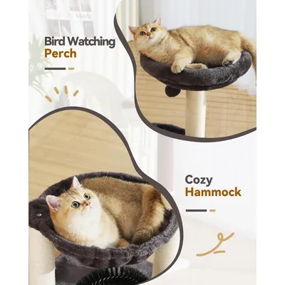 Iokheira Arbre d'activités pour chat avec balles suspendues Iokheira Arbre d'activités pour chat avec balles suspendues