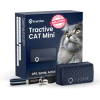 Tractive CAT Mini Collier GPS pour chat avec suivi santé - Bleu foncé