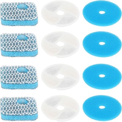Petopia Lot de 4 Filtres Premium pour Fontaine à Chat 2L